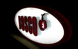 Производство двухуровневого светового короба для BOSCO